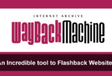 Flashback Websites with Wayback Machine